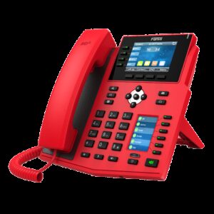 Fanvil X5U-RED High End Enterprise IP Phone - 3.5" Colour Screen, 16 Lines, 40 x DSS Buttons, Dual Gigabit NIC,Bluetooth - 2 Years Warranty - RED
