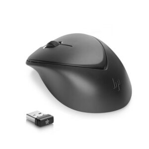 HP Premium Wireless Mouse 1600DPI High-Perfomance Hyper-Fast Scroll Soft-Touch fits Left/Right Hand Fingerprint Resistant Recharge USB Cable