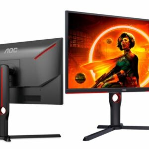 AOC 24.5" 240Hz Gaming Monitor, 1 ms GtG, Freesync Premium, 3 Sided Frameless, Ultra Fast and Smooth Gaming CS2, 300cd/m2 (LS)