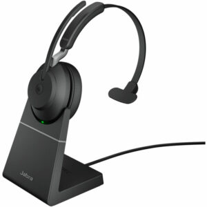 Jabra Evolve2 65 MS Mono Bluetooth Headset, Passive Noise-cancelling, 2ys Warranty
