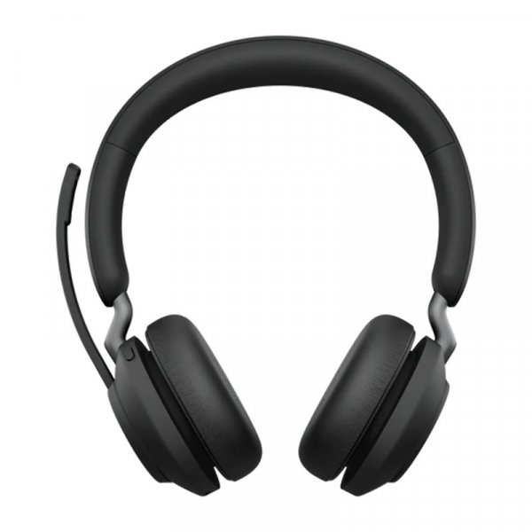 Jabra Evolve2 65 MS Stereo Headset, Includes Charging Stand  Link380a Dongle, Microsoft Teams Certified, 2ys Warranty