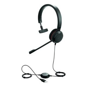 Jabra Evolve 20 UC Mono SE Professional  Headset, Active Noise-cancelling, HD Voice Quality, Jabra Software Compatible, 2ys Warranty