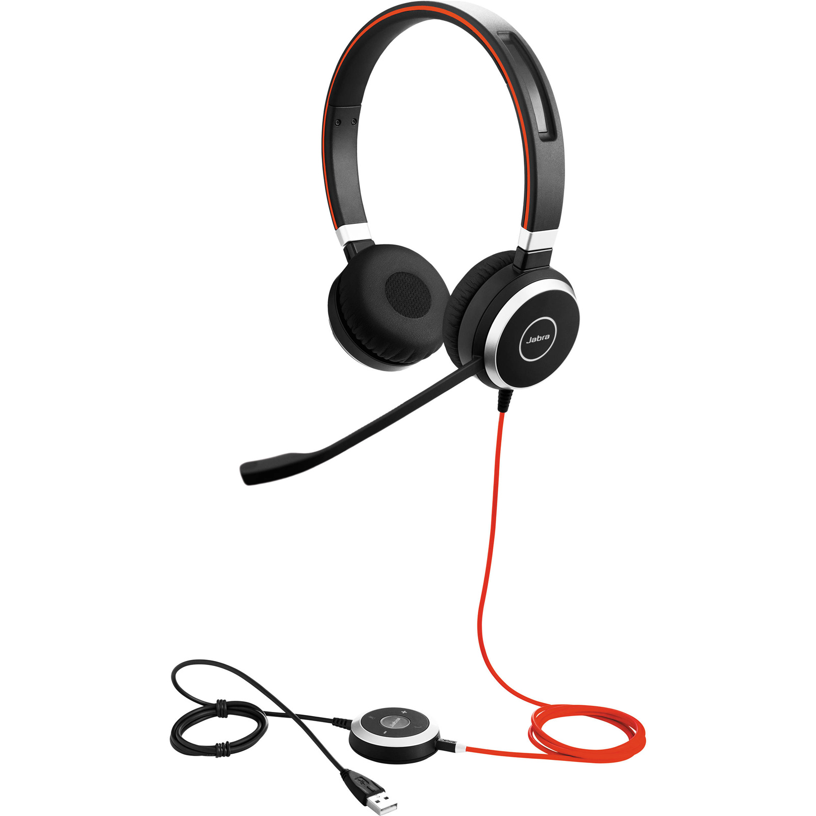 Jabra EVOLVE 40 UC Stereo, USB Business Headset, Premium Noise-canceling Technology, 2ys Warranty