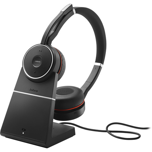 Jabra Evolve 75 SE UC Stereo Bluetooth Headset, Includes Charging Stand  Link380a Dongle, Dual Bluetooth connectivity, 2ys Warranty