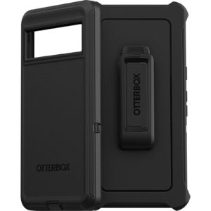 OtterBox Defender Google Pixel 8 Case Black - (77-94192), DROP+ 5X Military Standard, Multi-Layer, Included Holster, Raised Edges, Rugged