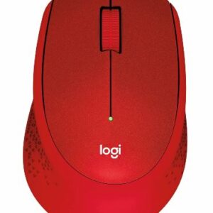 Logitech M331 SILENT PLUS  Wireless Mouse RED DPI (Min/Max): 1000±  1-Year Limited Hardware Warranty