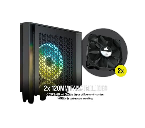 Corsair 4000X/4000D/4000D Airflow White Side panel with Clear Tempered Glass.