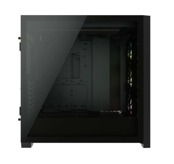 Corsair 5000X RGB TG E-ATX, ATX, USB Type-C, 3x 120mm TGB Front, Radiator 360mm. 7+2 PCI, 4x 2.5" SSD, 2x 3.5" HDD. VGA 420mm. Black Tower Case (LS)