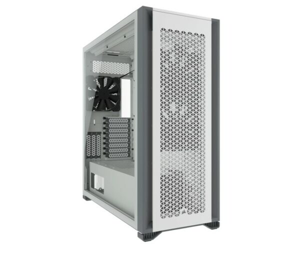 Corsair Obsidian 7000D AF Tempered Glass Mini-ITX, M-ATX, ATX, E-ATX Tower Case, USB 3.1 Type C, 10x 2.5", 6x 3.5" HDD. 3x 140mm Fan included.  White