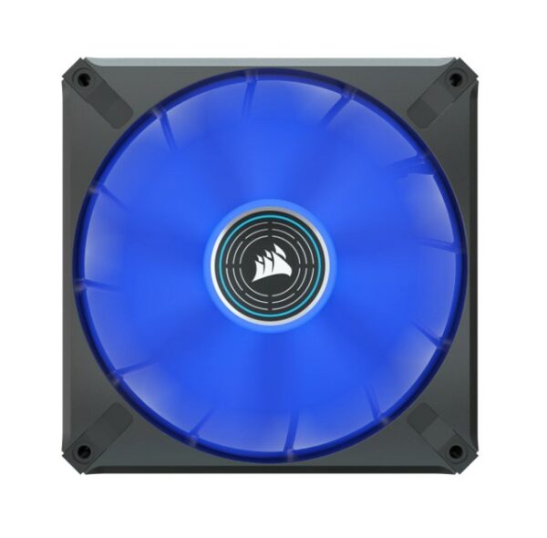 Corsair ML ELITE Series, ML140 LED ELITE, 140mm Magnetic Levitation Blue LED Fan with AirGuide, Single Pack(LS)