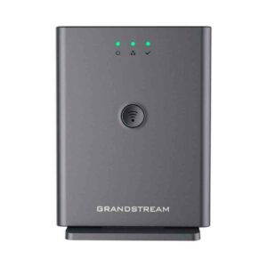 Grandstream DP752 DECT Base Station, Pairs w/ 5 DP Series DECT Handsets, Range up to 400 meters, Supports Push-to-Talk.