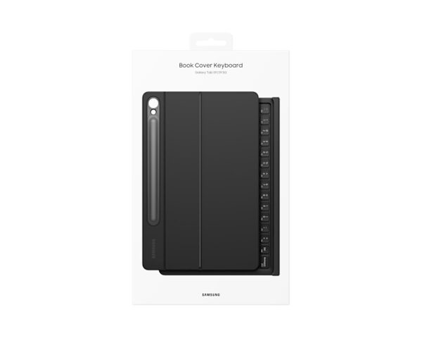 Samsung Galaxy Tab S9 (11") / Tab S9 FE (10.9") Book Cover Keyboard - Black (EF-DX715UBEGWW)*AU STOCK*, Wireless Keyboard Sharing, POGO Interface, 1YR