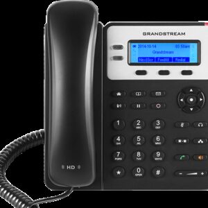 Grandstream GXP1625 2 Line IP Phone, 2 SIP Accounts, 132x48 Backlit Graphical LCD Display, HD Audio, Powerable Via PoE