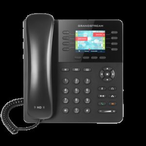 Grandstream GXP2135 8 Line IP Phone, 4 SIP Accounts, 320x240 Colour LCD Screen, HD Audio, Built-In Bluetooth, Powerable Via POE