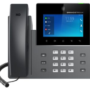 Grandstream GXV3450 16 Line Android IP Phone, 16 SIP Accounts, 1280 x 800 Colour Touch Screen, 2MB Camera, Built In Bluetooth+WiFi, Powerable Via POE