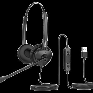 Fanvil HT302-U USB Stereo Headset - Over the head design, perfect for any small office or home office (SOHO) or call center staff - USB Connection