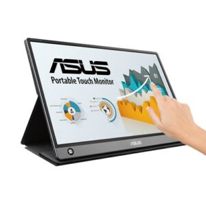 ASUS MB16AMT 15.6" ZenScreen Touch USB Portable Monitor, IPS, Full HD, 10-point Touch, Built-in Battery 7800mAh, USB Type-C, Micro-HDMI, 0.9KG, 9mm