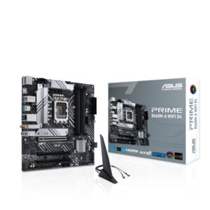 ASUS B660M PRIME B660M-A WIFI D4 Intel LGA 1700 mATX Motherboard PCIe 4.0, 2xM.2, Intel 1Gb Ethernet, Intel WiFi 6, DP, 2xHDMI