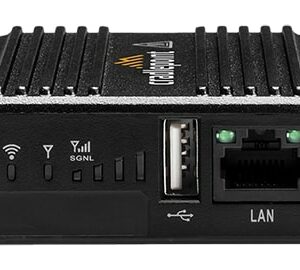Cradlepoint IBR200 IoT Router, Cat 1, Essentials Plan, 2x SMA cellular connectors, 1x FE Ports, Dual SIM, 3 Year NetCloud