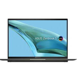 ASUS ZenBook S 13 13.3" 2.8K OLED Intel i5-1335U 16GB DDR5 512GB SSD Windows 11 Home Iris Xe WIFI6E Backlit Thunderbolt 2xUSB-C HDMI 180° Hinge 1kg 1y