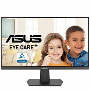 ASUS VA27EHF 27" Eye Care Gaming Monitor, IPS, Full HD, Frameless, 100Hz, Adaptive-Sync, 1ms MPRT, 1x HDMI, Low Blue Light, Zero Dead Pixel Policy