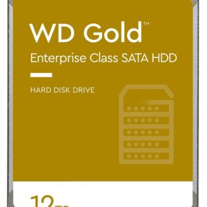 Western Digital 12TB WD Gold Enterprise Class Internal Hard Drive - 3.5" SATA 6Gb/s 512e -Speed: 7,200RPM  - 5 Years Limited Warranty