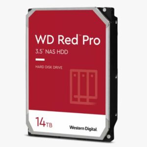 Western Digital WD Red Pro 14TB 3.5" NAS HDD SATA3 7200RPM 512MB Cache 24x7 180TBW ~8-bays NASware 3.0 CMR Tech 5yrs wty ~WD142KFGX