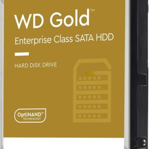 Western Digital 22TB WD Gold Enterprise Class SATA Internal Hard Drive HDD - 7200 RPM, SATA 6 Gb/s, 512 MB Cache, 3.5"- 5 Years Limited Warranty