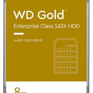 (LS) Western Digital 8TB WD Gold Enterprise Class Internal Hard Drive - 3.5" SATA 6Gb/s 512e -Speed: 7,200RPM  - 5 Years Limited Warranty (>WD8005FRYZ