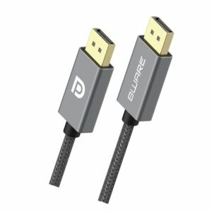 8ware Pro Series 4K 60Hz DisplayPort Male DP to DisplayPort Male DP cable 2M Gray metal aluminum shell Gold Plated connectors (Retail package)
