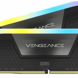 Corsair Vengeance RGB 32GB (2x16GB) DDR5 UDIMM 6000MHz C36 1.4V Desktop Gaming Memory Black Mac