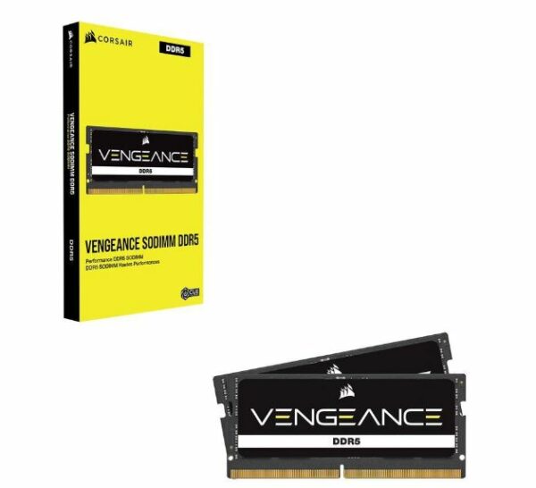 Corsair Vengeance 32GB (1x32GB) DDR5 SODIMM 4800MHz C40 1.1V Notebook Laptop Memory
