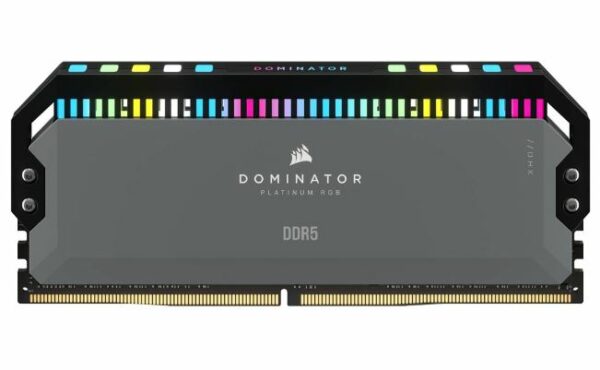 Corsair Dominator Platinum RGB 32GB (2x16GB) DDR5 UDIMM 6000Mhz C30 1.25V Black AMD EXPO Kit Gaming Memory