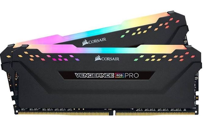 (LS) Corsair Vengeance RGB PRO 128GB (4x32GB) DDR4 3200MHz C18 1.35V 288Pin DIMM XMP 2.0 Anodized Aluminum Desktop Gaming Memory