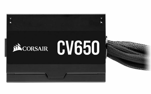 Corsair 650W CV650, 80+ Bronze Certified, up to 88% Efficiency, 125mm Compact Design, EPS 8PIN x 2, PCI-E x 2, ATX Power Supply, PSU Promo (LS)