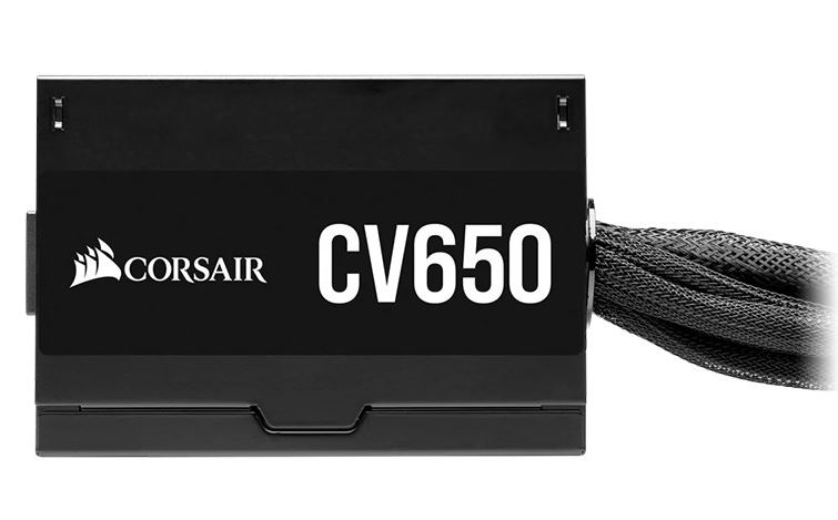 Corsair 650W CV650, 80+ Bronze Certified, up to 88% Efficiency, 125mm Compact Design, EPS 8PIN x 2, PCI-E x 2, ATX Power Supply, PSU (LS)