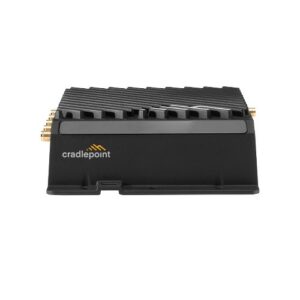 Cradlepoint R920 Mobile Ruggedized Router, Cat 7 LTE, Essential Plan, 2x SMA cellular connectors, 2x GbE Ports, Dual SIM, 1 Year NetCloud