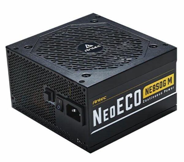Antec NE 850w 80+ Gold, Fully-Modular, LLC DC, 1x EPS 8PIN, 120mm Silent Fan, Japanese Caps, ATX Power Supply, PSU, 600w PCI-E cable, 7 Years Warranty