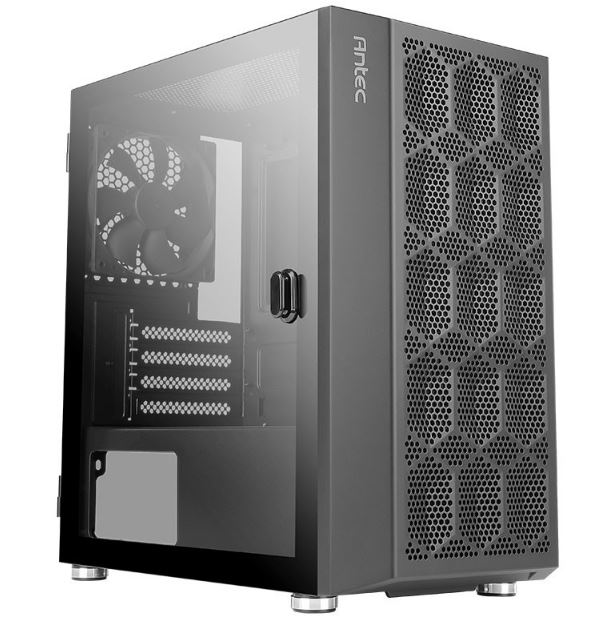 Antec NX200M m-ATX, ITX Case, Large Mesh Front for excellent cooling, Side Window, 1x 12CM Fan Included, Radiator 240mm. GPU 275mm (LS)