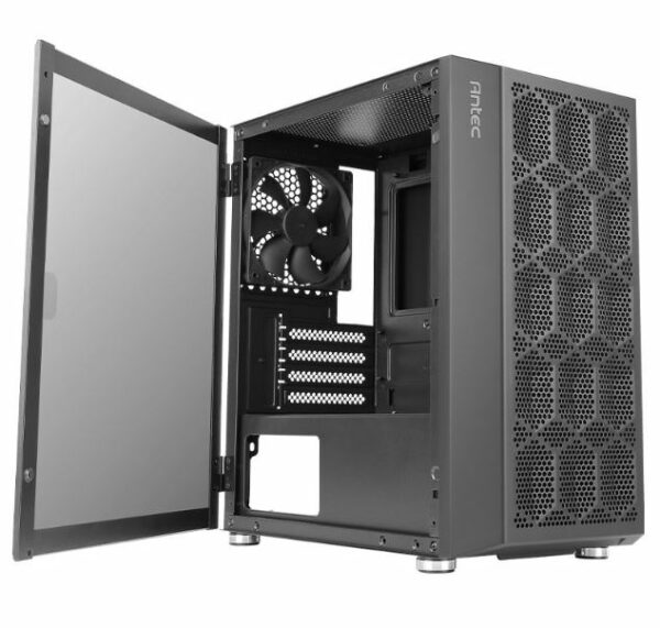 Antec NX200M m-ATX, ITX Case, Large Mesh Front for excellent cooling, Side Window, 1x 12CM Fan Included, Radiator 240mm. GPU 275mm (LS)