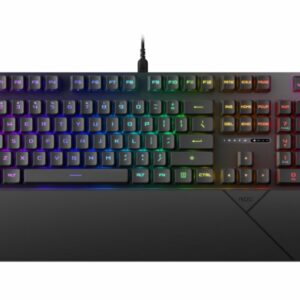 ASUS ROG STRIX SCOPE II RX Red Switch Optical Gaming Keyboard,IP57 Waterproof Protection, Streaming Hotkeys, Multi-function Controls