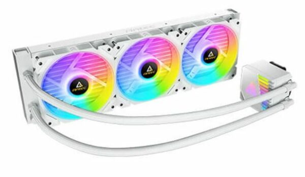 Antec SYMPHONY 360mm ARGB WHITE Advanced Liquid CPU Cooler, PWM LED Fan, PTFE Tubing, LGA 115x, 1200, 2011-v3, 2066, AM4, AM3+ FMx, TR4, 3 Yrs WTY