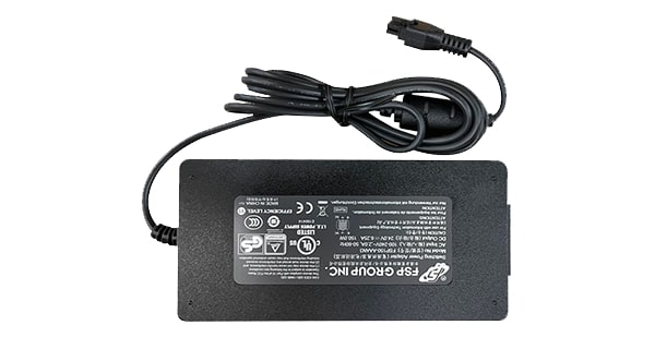 Cradlepoint Power Supply, 12V, Small 2x3, C14, 1.8M (C13 line cord not included), -30C to 70C
