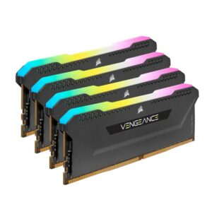 (LS) Corsair Vengeance RGB PRO SL 32GB (4x8GB) DDR4 3200Mhz C16 Black Heatspreader Desktop Gaming Memory