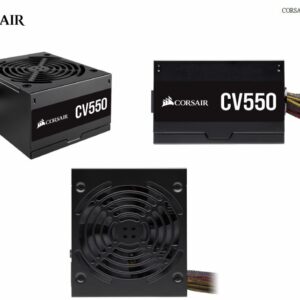 Corsair 550W CV Series CV550, 80 PLUS Bronze Certified, Up to 88% Efficiency,  Compact 125mm design easy fit and airflow, ATX PSU (LS) > CV650