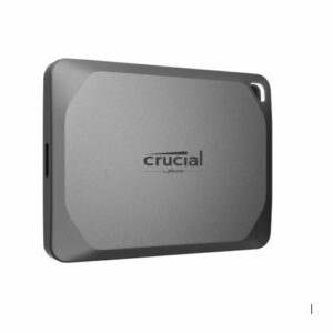 Crucial X9 Pro 1TB External Portable SSD ~1050MB/s USB-C Durable Rugged Shock Drop Water Dush Sand Proof for PC MAC PS5 Xbox Android iPad Pro