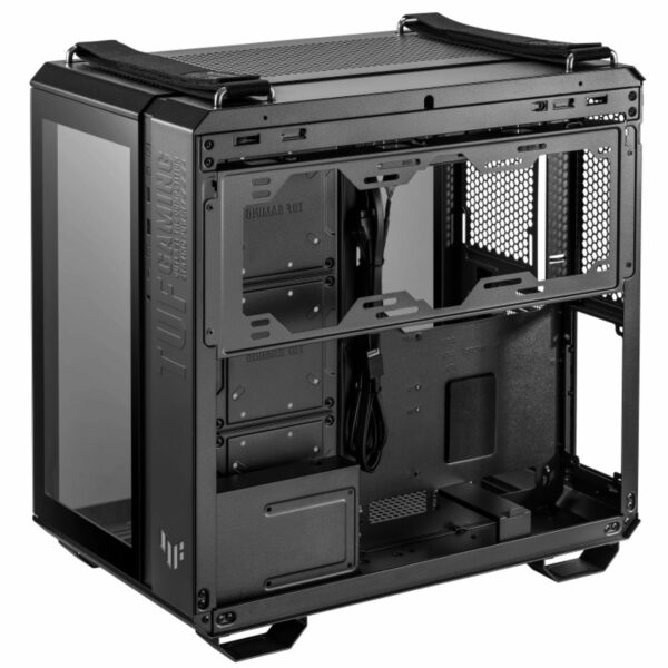 ASUS GT502 TUF Gaming Case Black ATX Mid Tower Case,Tool-Free Side Panels,Tempered Glass,8 Expansion Slots,4 x 2.5"/3.5" Combo Bay
