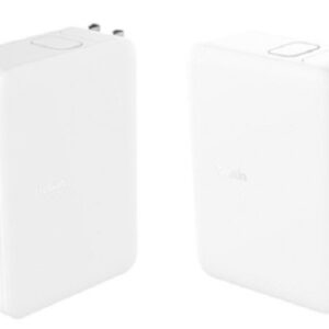 Belkin BoostCharge Pro 140W 4-Port GaN Travel Wall Charger - White (WCH014BTWH-V2), 3 x USB-C, 1 x USB-A, Intelligent Power Share, 2YR