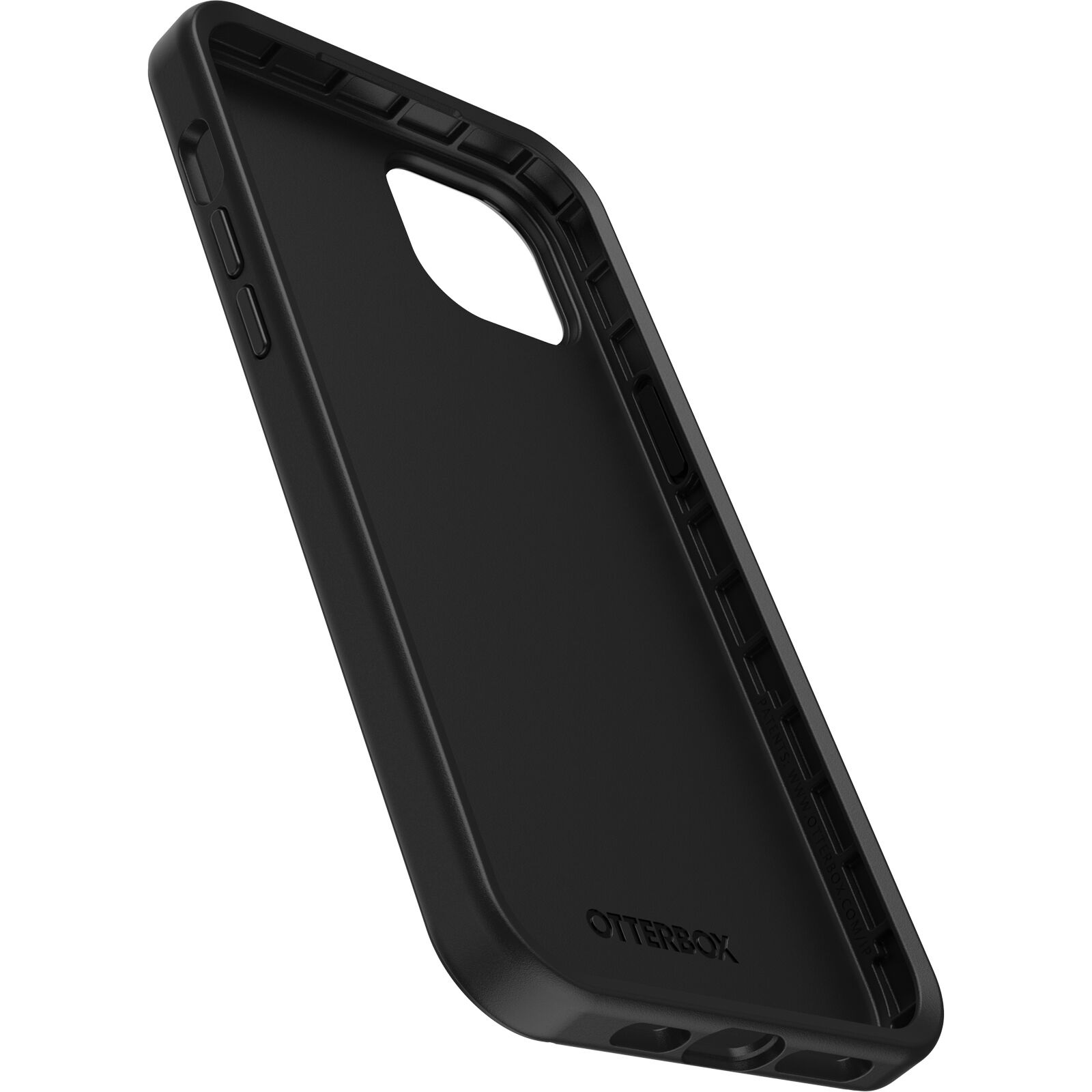 OtterBox Symmetry Apple iPhone 15 Plus / iPhone 14 Plus (6.7″) Case Black – (77-92626), Antimicrobial, DROP+ 3X Military Standard, Raised Edges