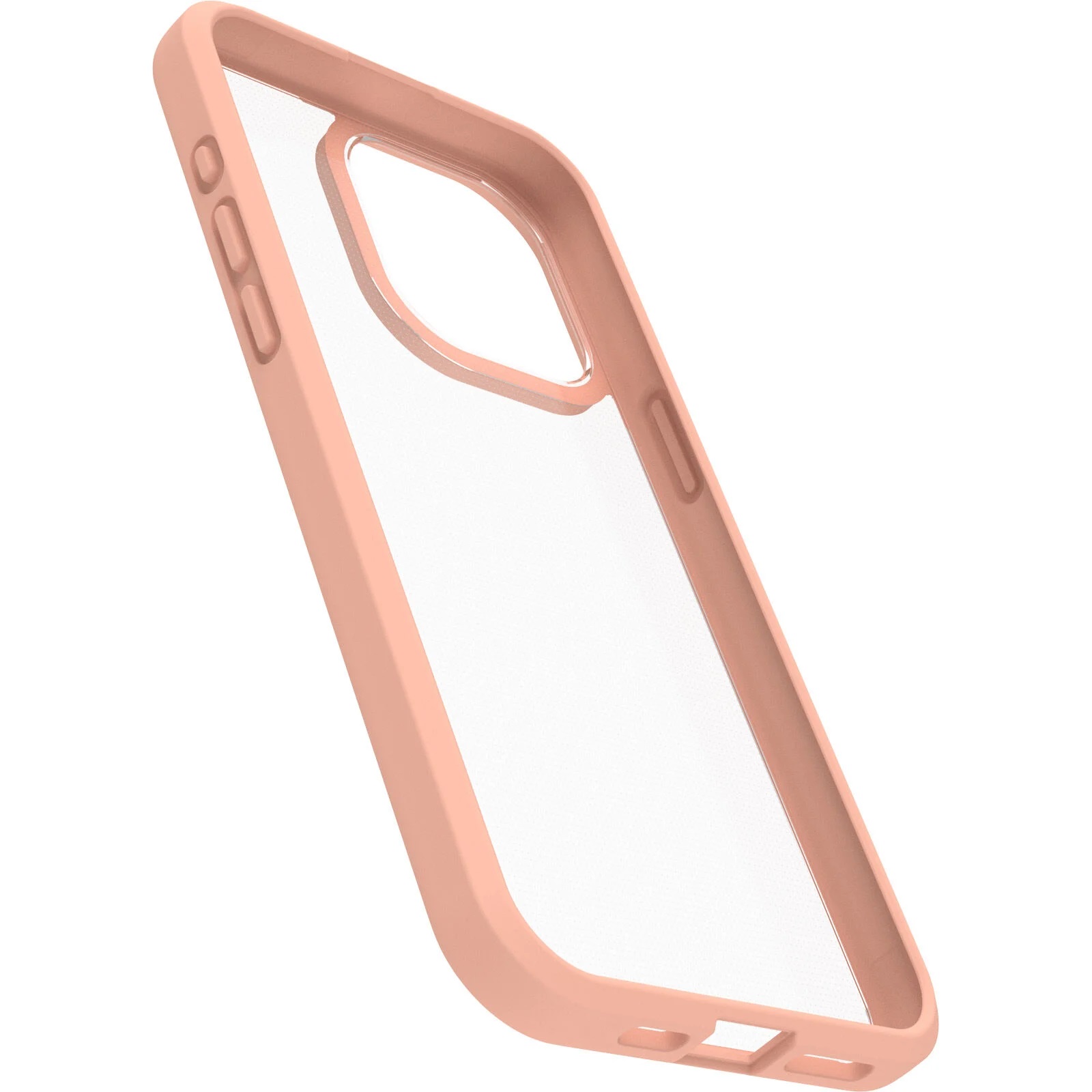 OtterBox React Apple iPhone 15 Pro Max (6.7″) Case Peach Perfect (Peach) – (77-92794), Antimicrobial, DROP+ Military Standard, Raised Edges,Hard Case